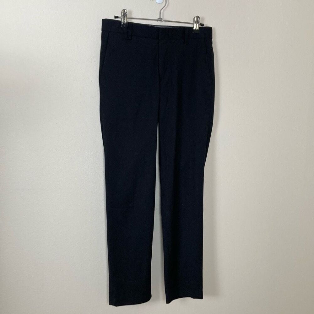 SPAO Womens Black Straight‎ Leg Dress Pants Trousers Professional Office Wear
